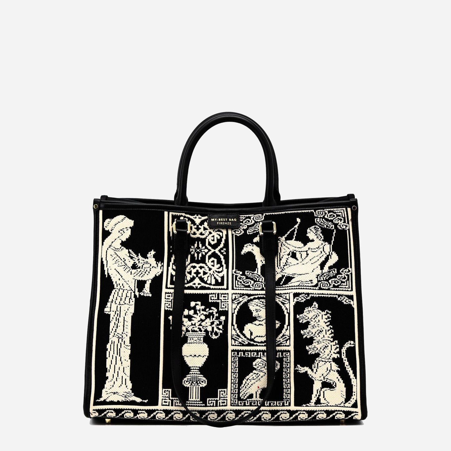 MY BEST BAG ATENA AGORÀ BIG BLACK/WHITE 