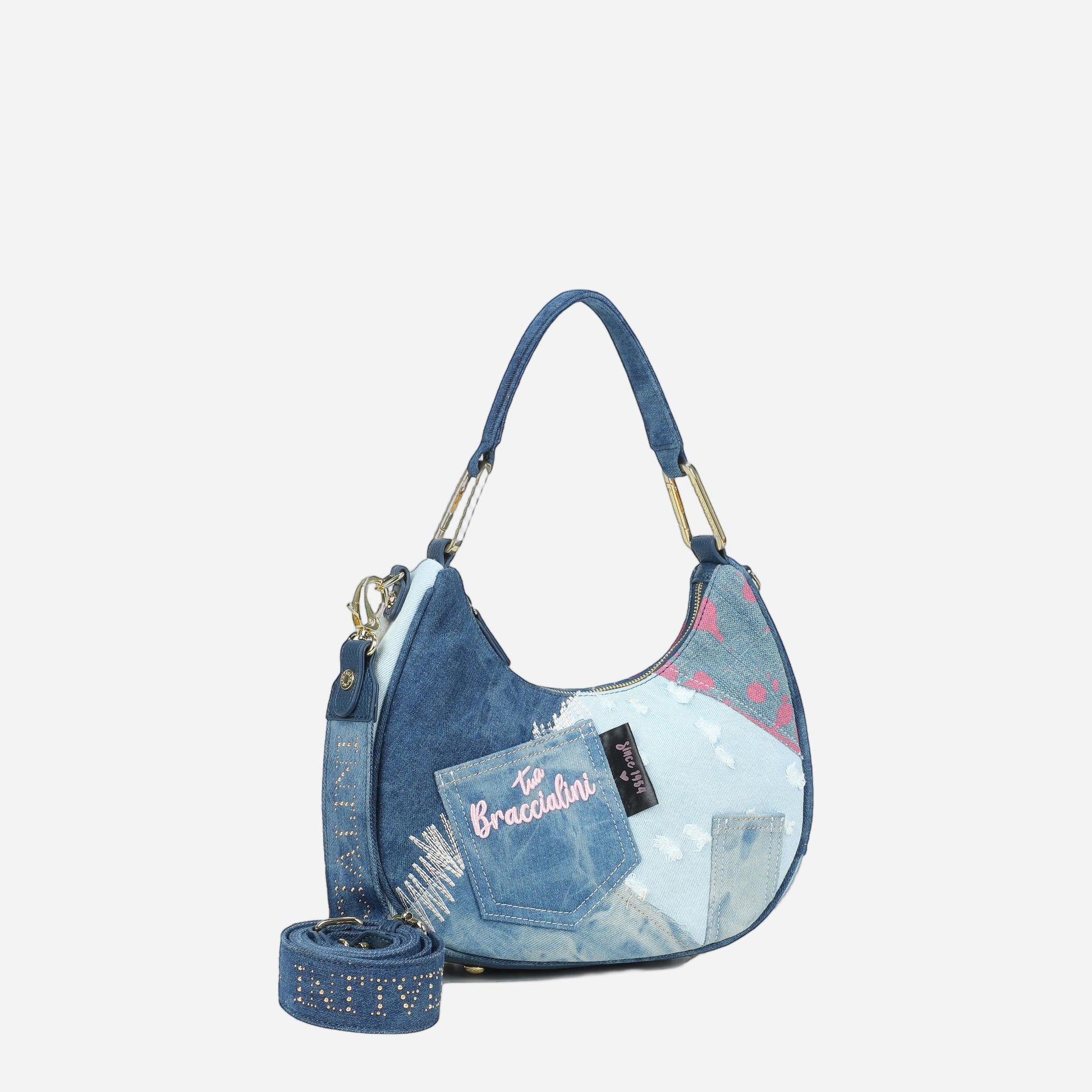 Braccialini Amy Jeans Blu 