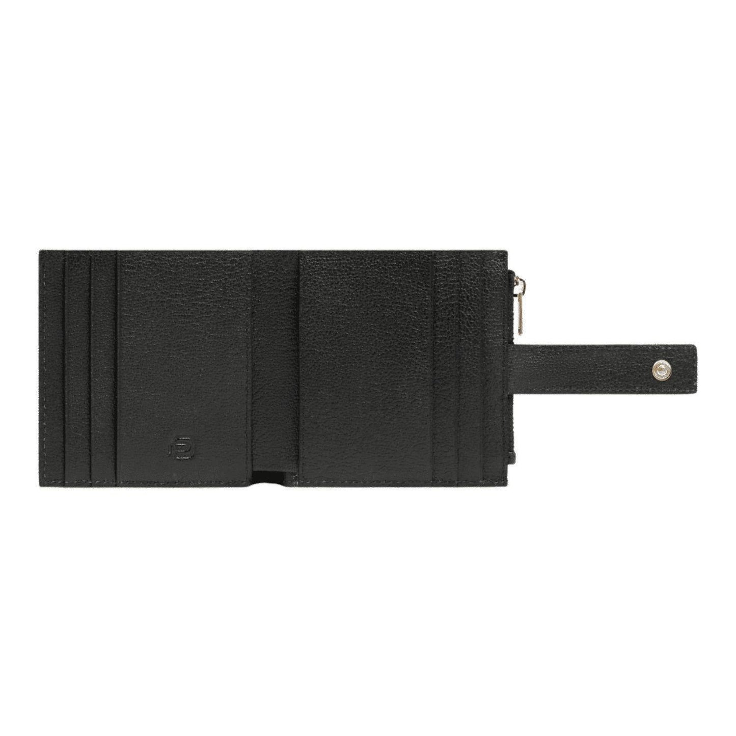 PIQUADRO Portacarte di credito donna in pelle Nero 