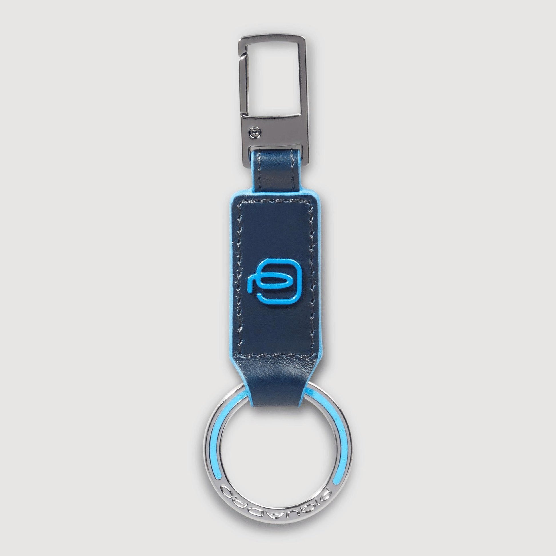 PIQUADRO Portachiavi in pelle BLU2 
