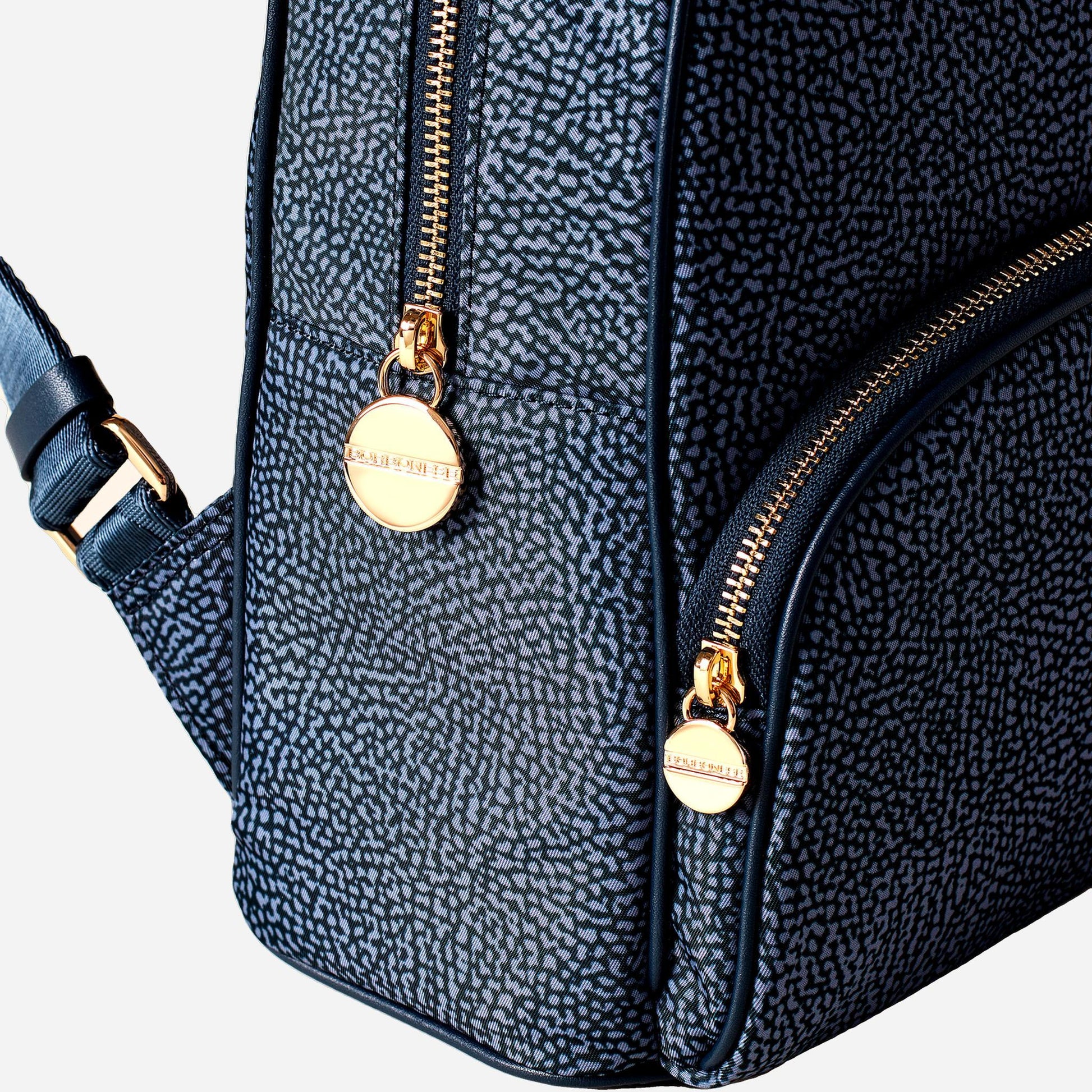 borbonese ZAINO MEDIUM Blu lapis 
