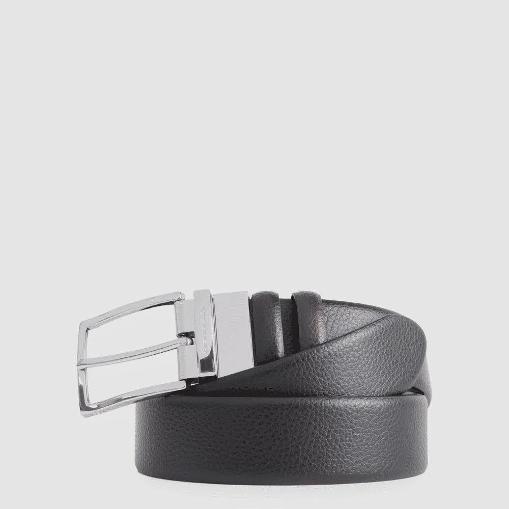 PIQUADRO Cintura uomo reversibile Nero/marrone 
