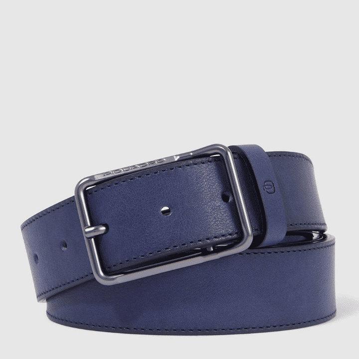 PIQUADRO Cintura uomo in pelle Blu 