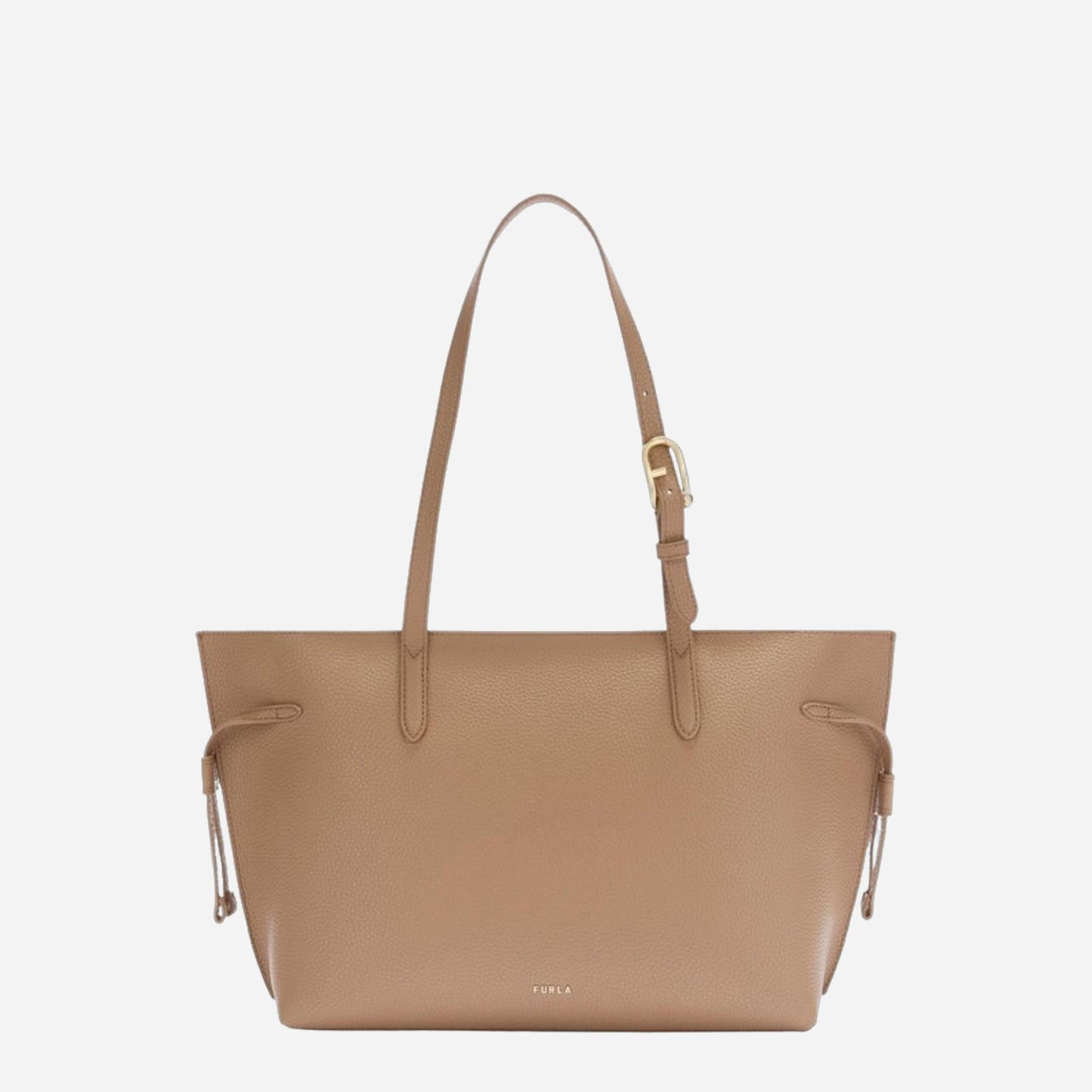 FURLA Furla Roxie Borsa A Secchiello TOFFEE+NERO int. 