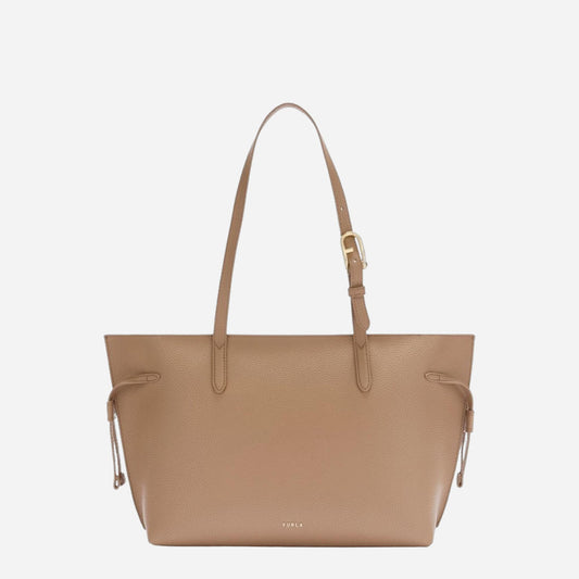 FURLA Furla Roxie Borsa A Secchiello TOFFEE+NERO int. 