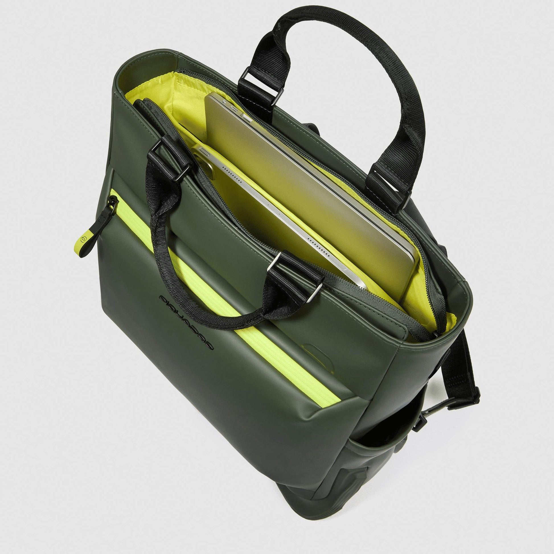 PIQUADRO Tote bag in tessuto Verde 