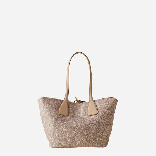 borbonese BORSA SHOPPING M. Sabbia 