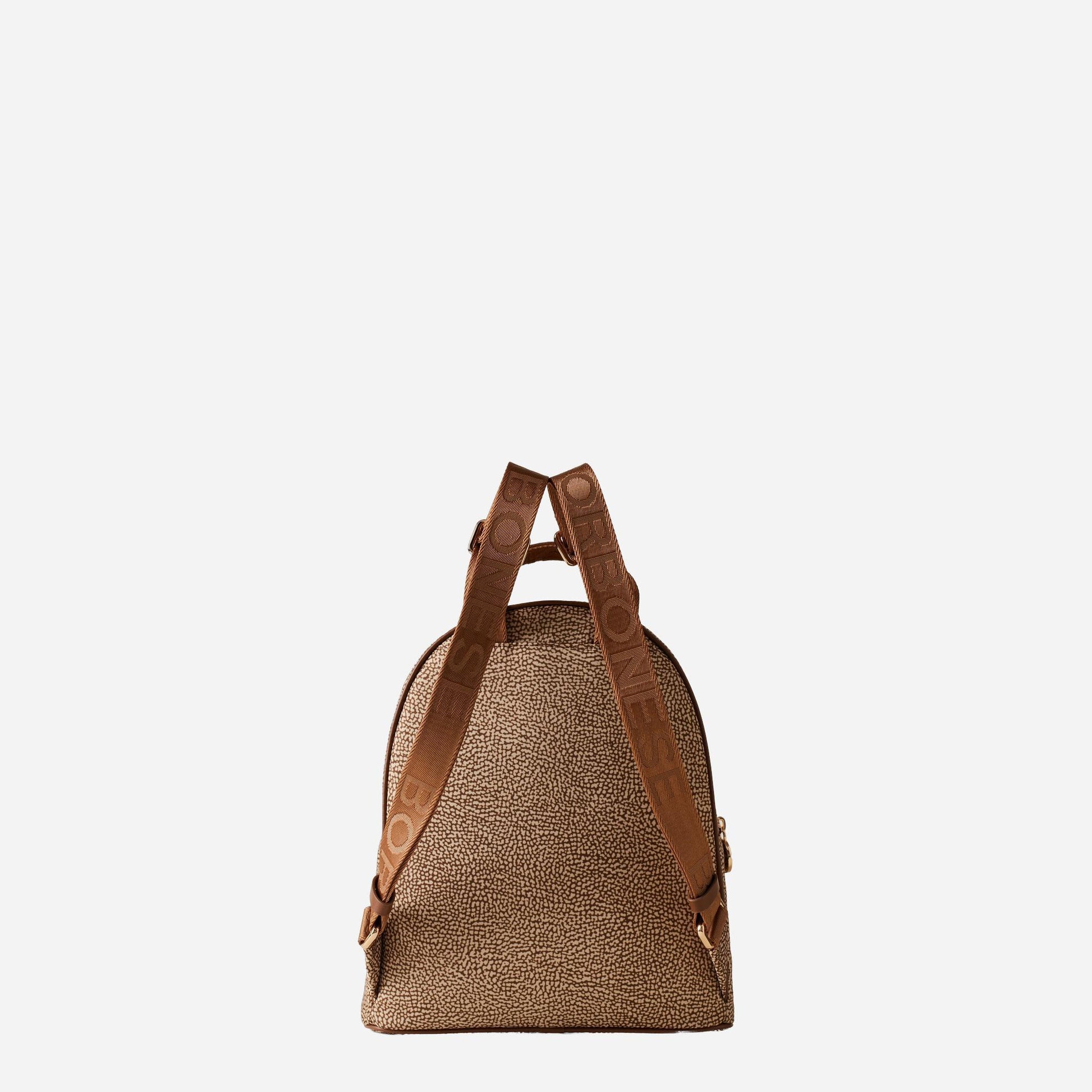 borbonese ZAINO MEDIUM Beige/marrone 