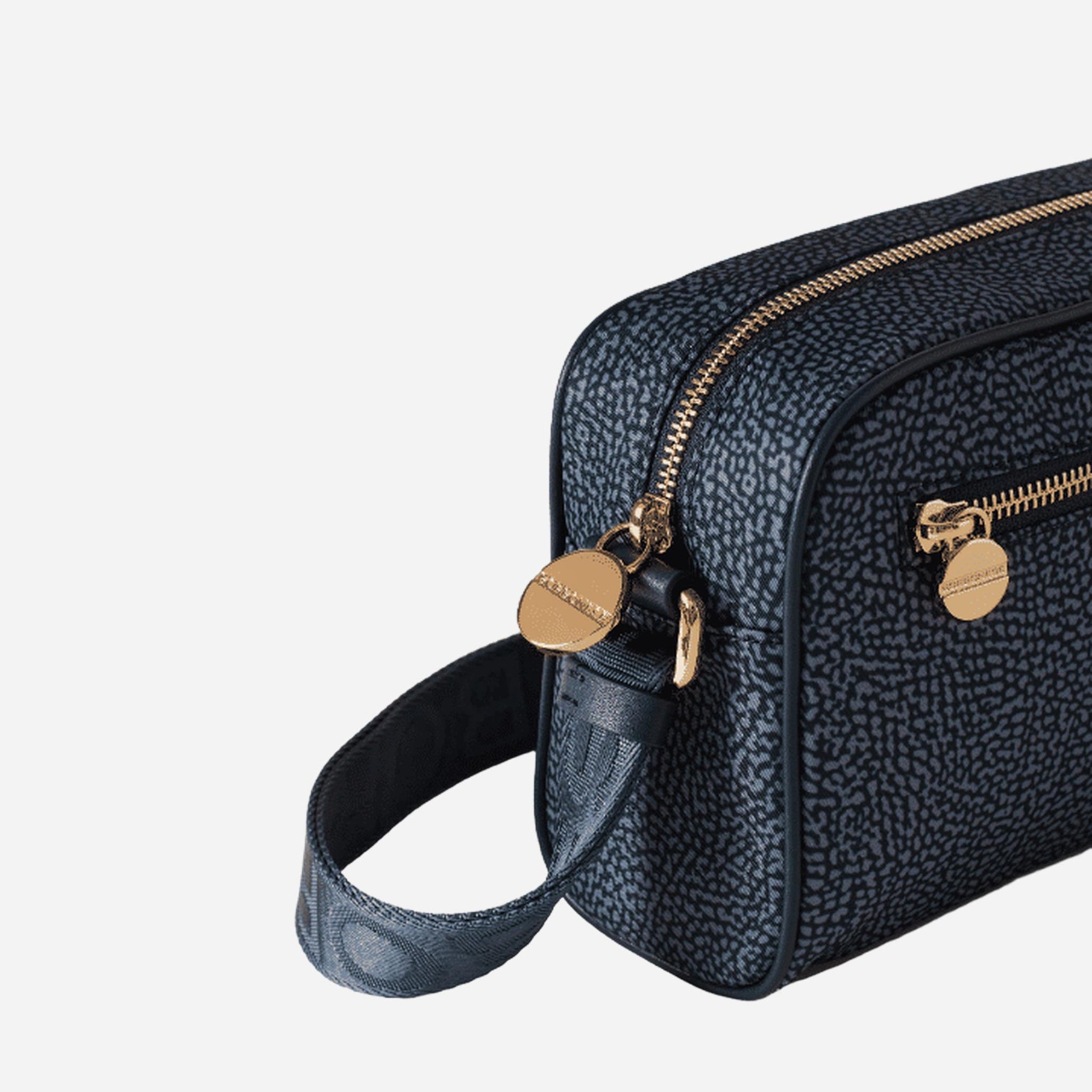 borbonese ECO LINE BORSA CAMERA CASE Blu lapis 