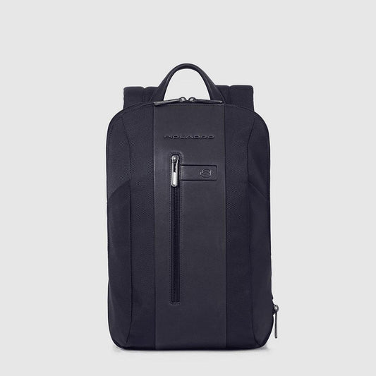 PIQUADRO Zaino sottile porta pc e porta iPad Blu 