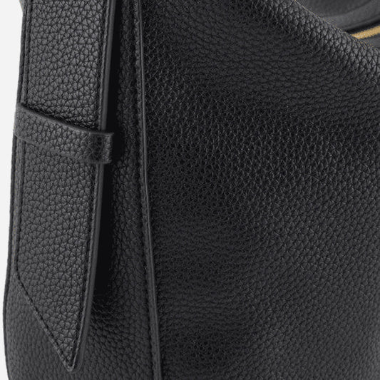 ARMANI EXCHANGE Borsa hobo a spalla media BLACK 