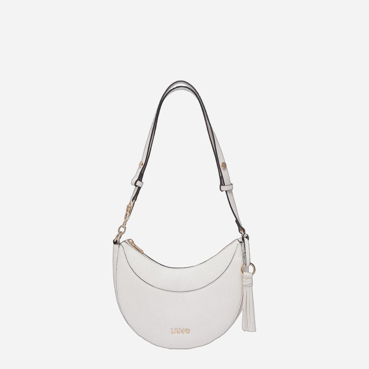 LIU JO Borsa hobo media con charm CREAM 