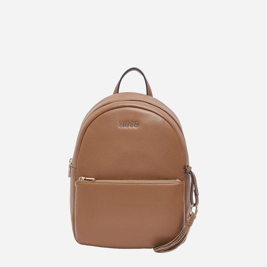 LIU JO Zaino medio con charm Cammello 