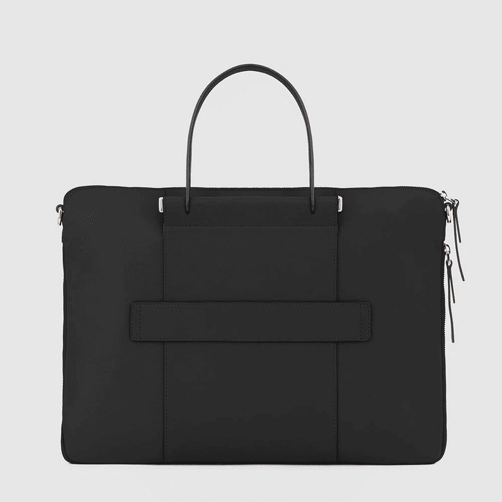 PIQUADRO Borsa da lavoro donna porta pc e porta iPad Nero 
