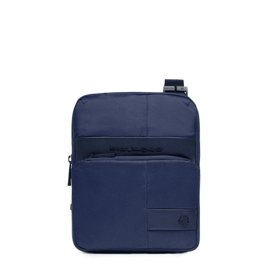PIQUADRO Borsello organizzato con scomparto porta iPad®mini Blu 
