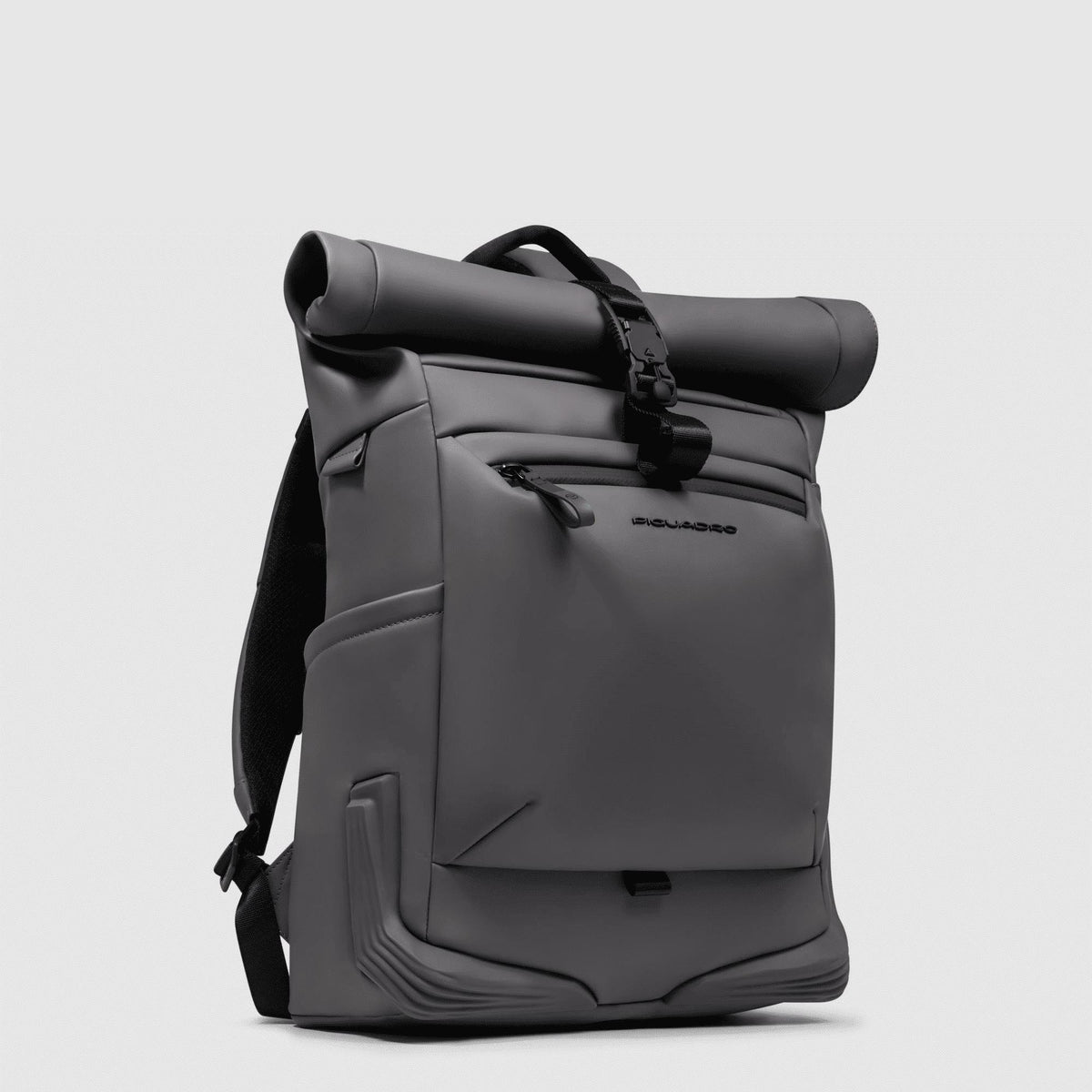 PIQUADRO Zaino roll-top per PC e iPad® Grigio 