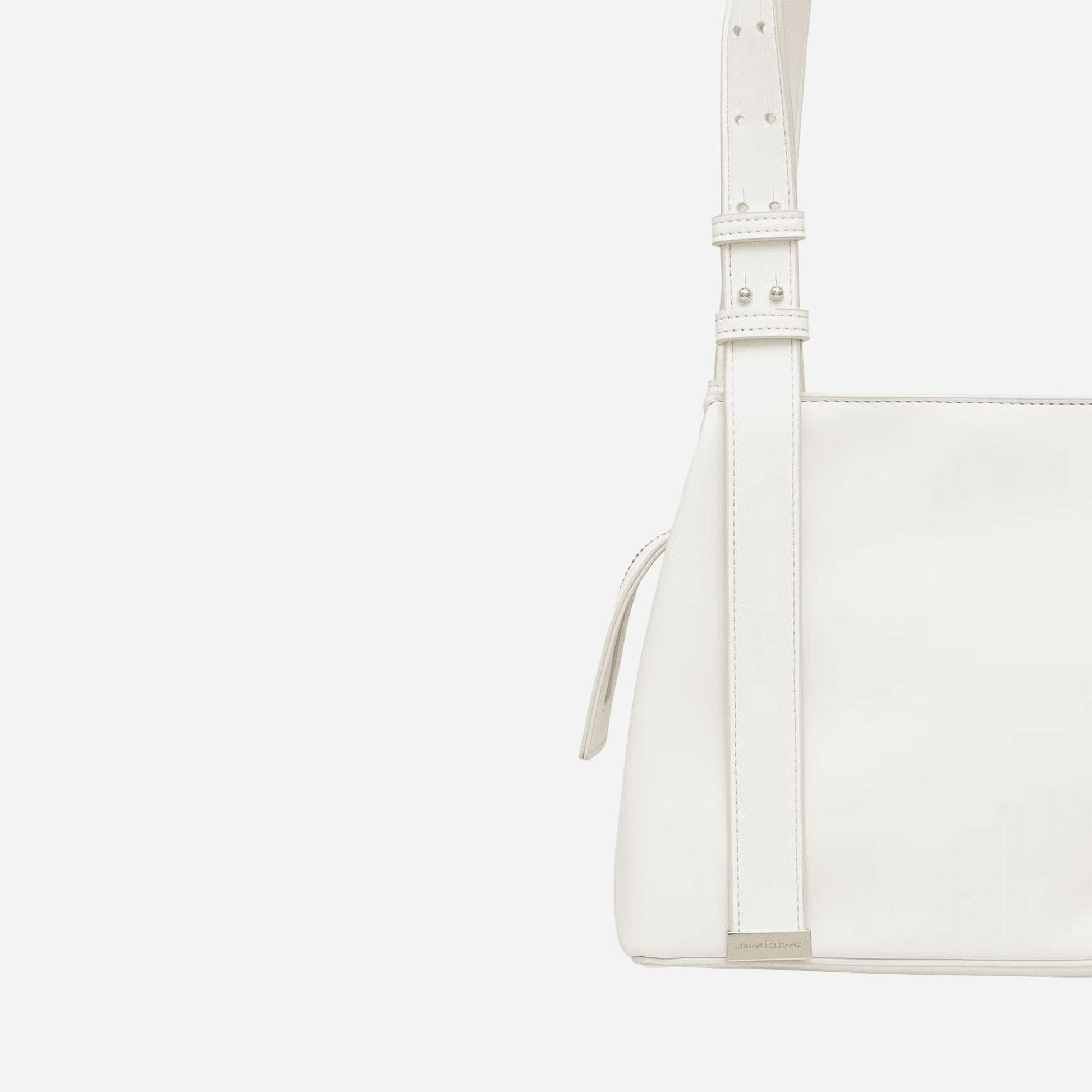 ARMANI EXCHANGE Borsa a tracolla in tessuto tecnico Off White 