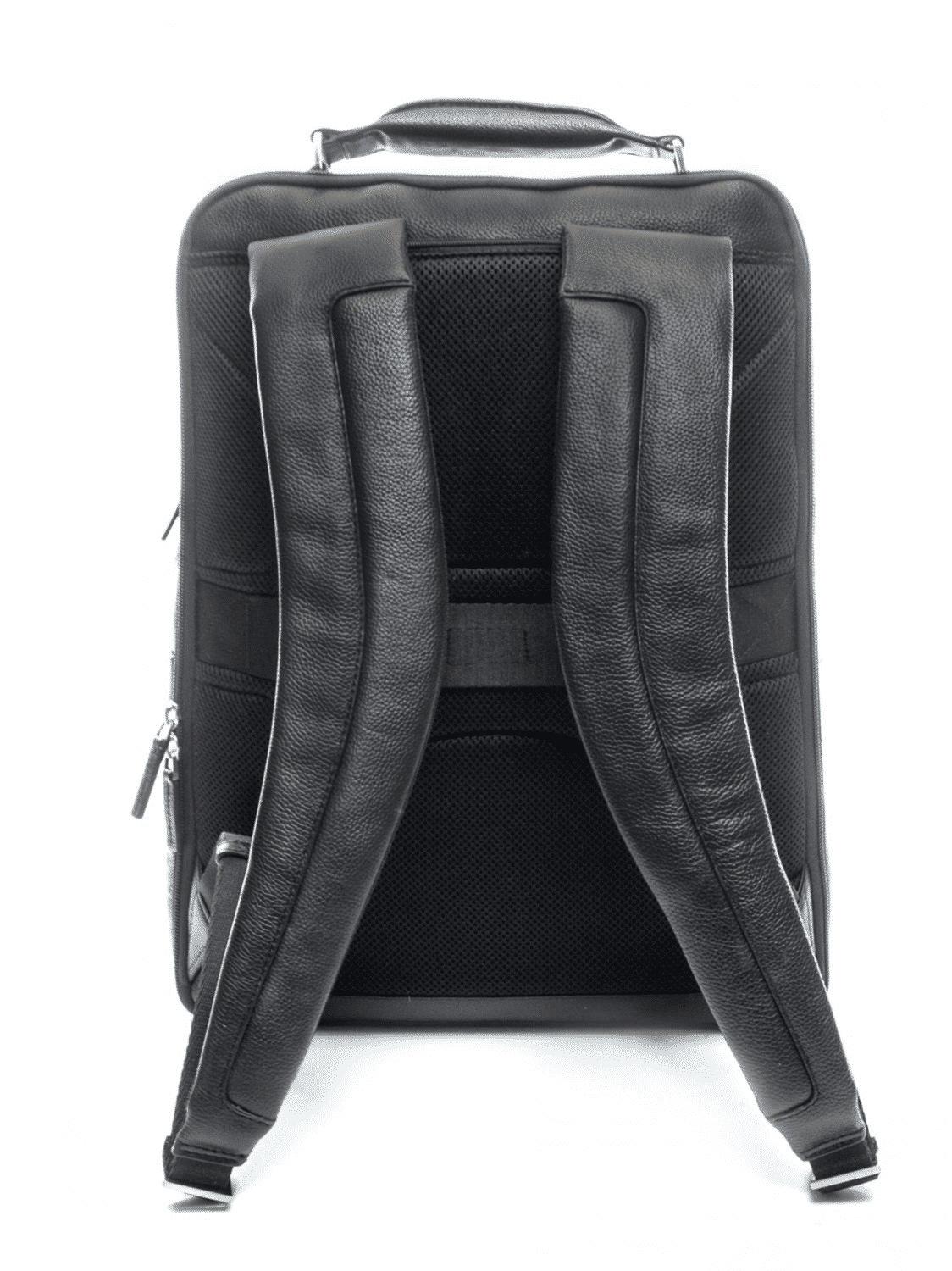 PIQUADRO Zaino grande in Pelle Nero 