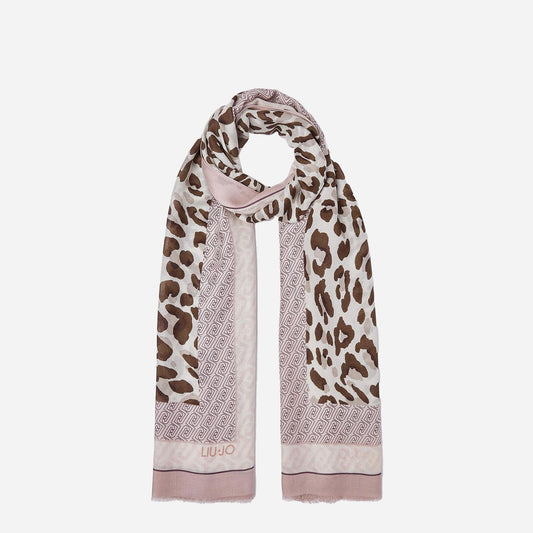 LIU JO Stola animalier Soft peony 