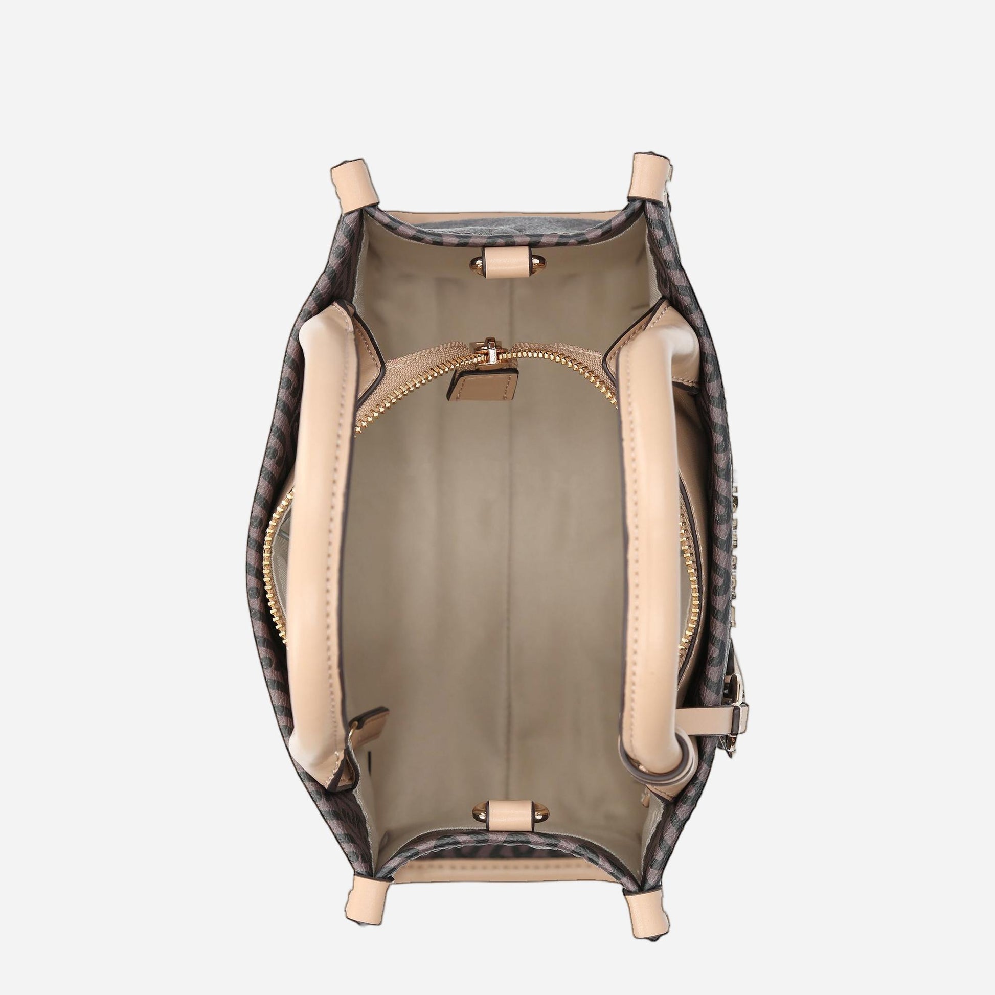 LIU JO Borsa piccola jacquard Testa moro/dk.cipria 