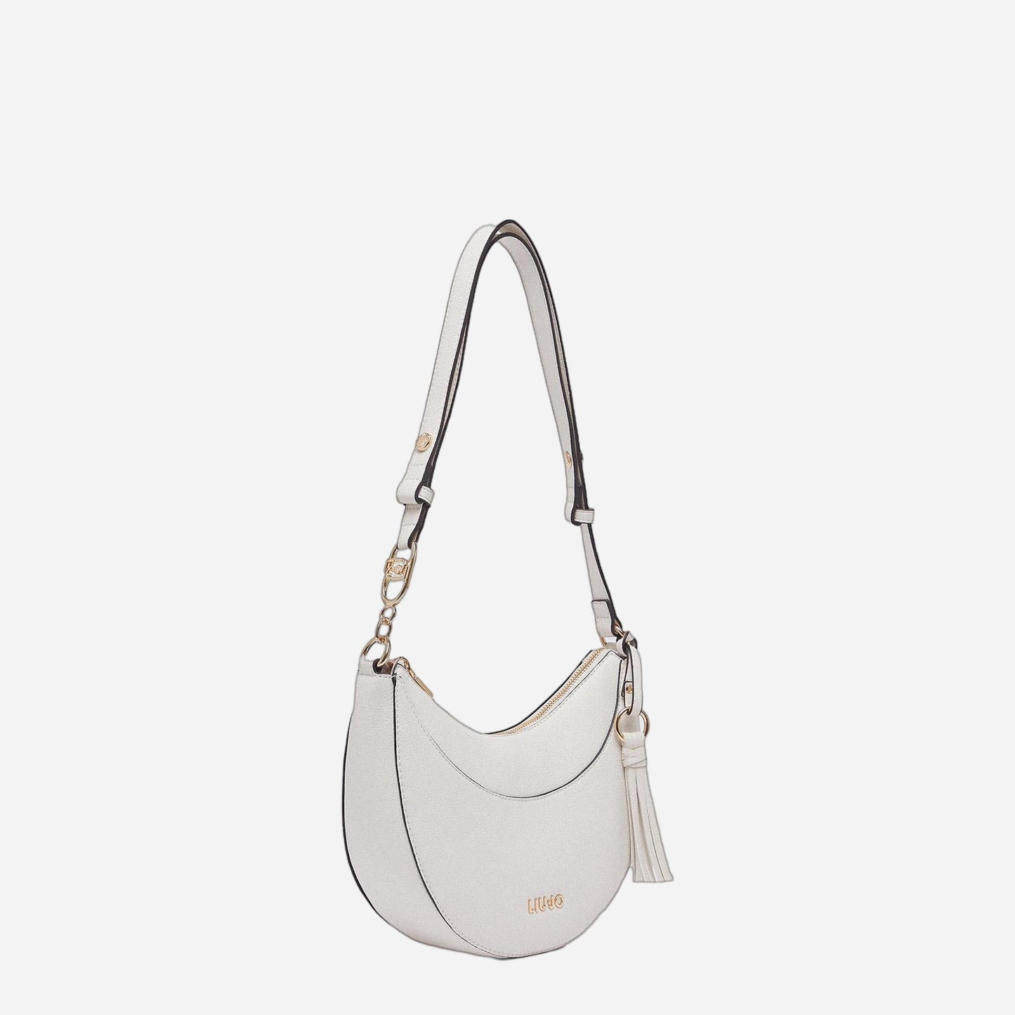 LIU JO Borsa hobo media con charm CREAM 