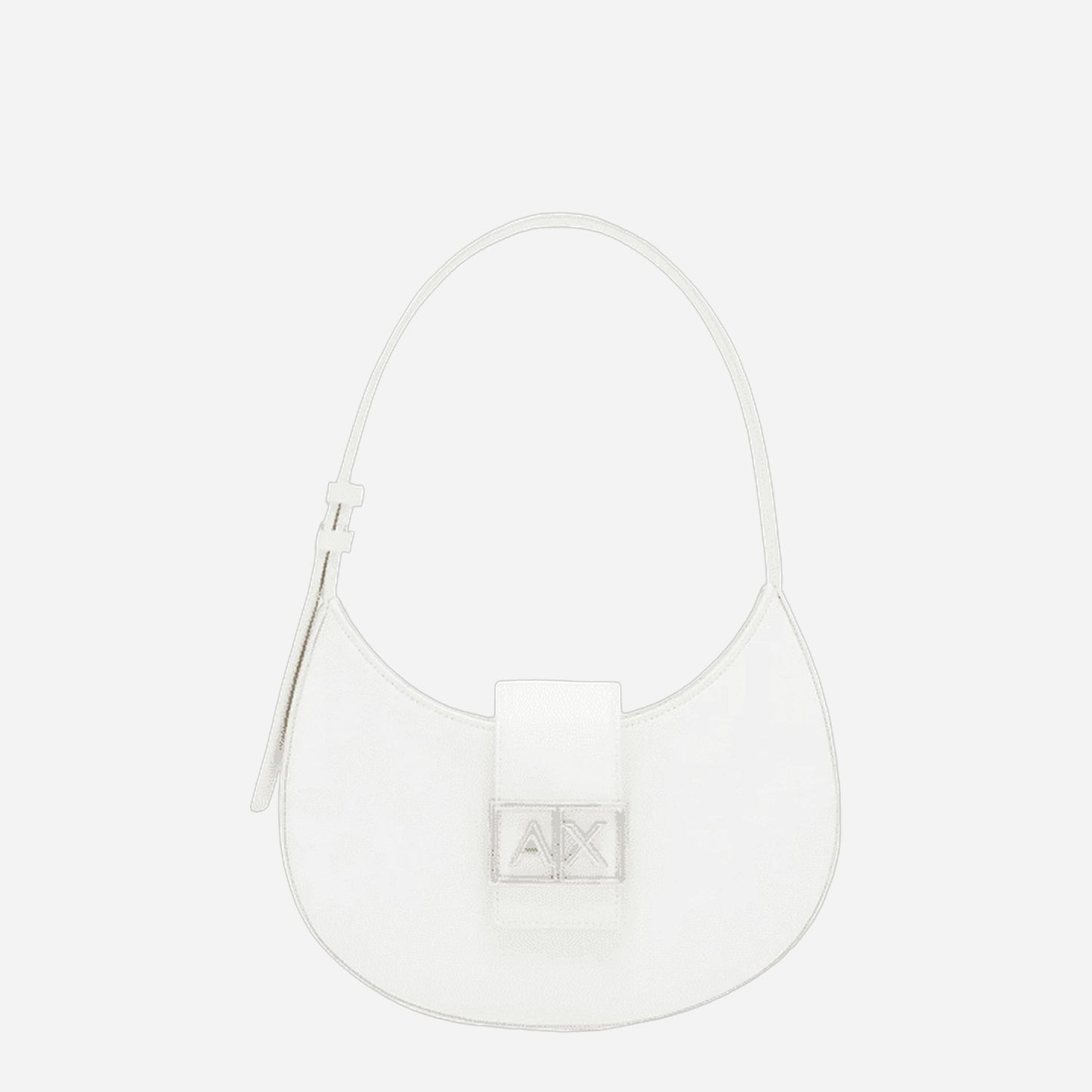 ARMANI EXCHANGE Borsa a tracolla in tessuto Off White 
