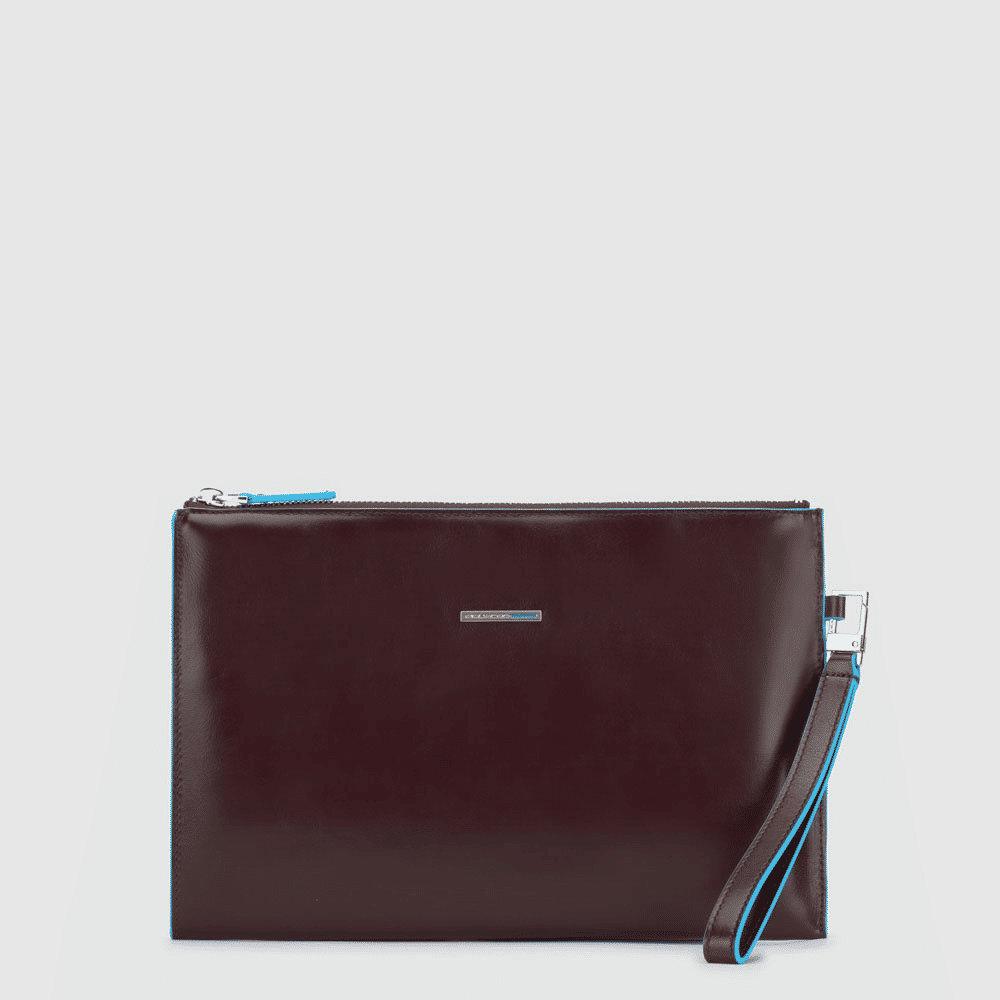 PIQUADRO Pochette uomo porta iPad®mini in pelle Mogano 