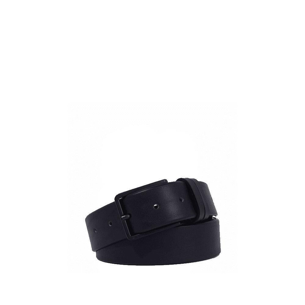 PIQUADRO Cintura uomo in pelle Nero 