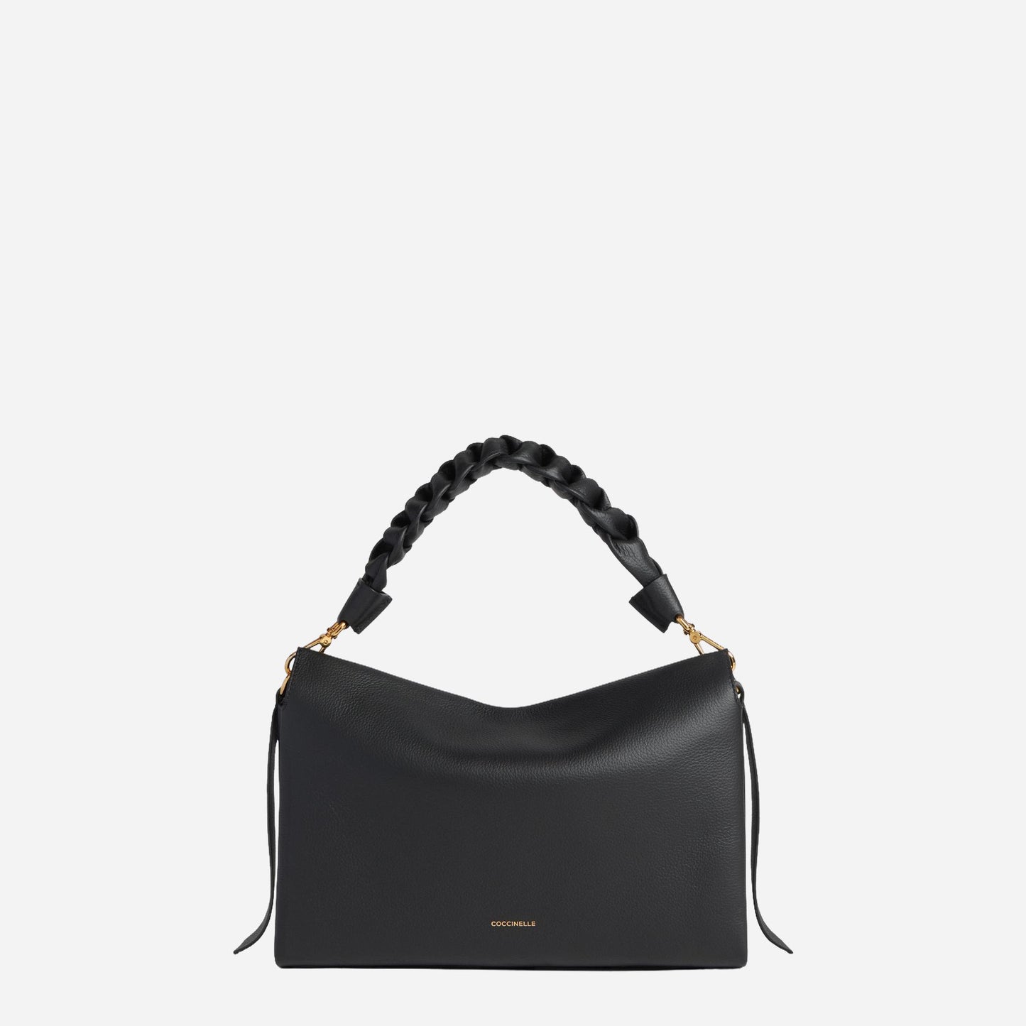 coccinelle Boheme Medium NOIR/COGNAC 