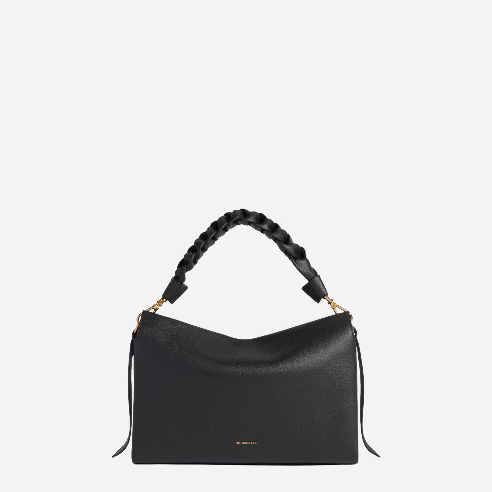 coccinelle Boheme Medium NOIR/COGNAC 