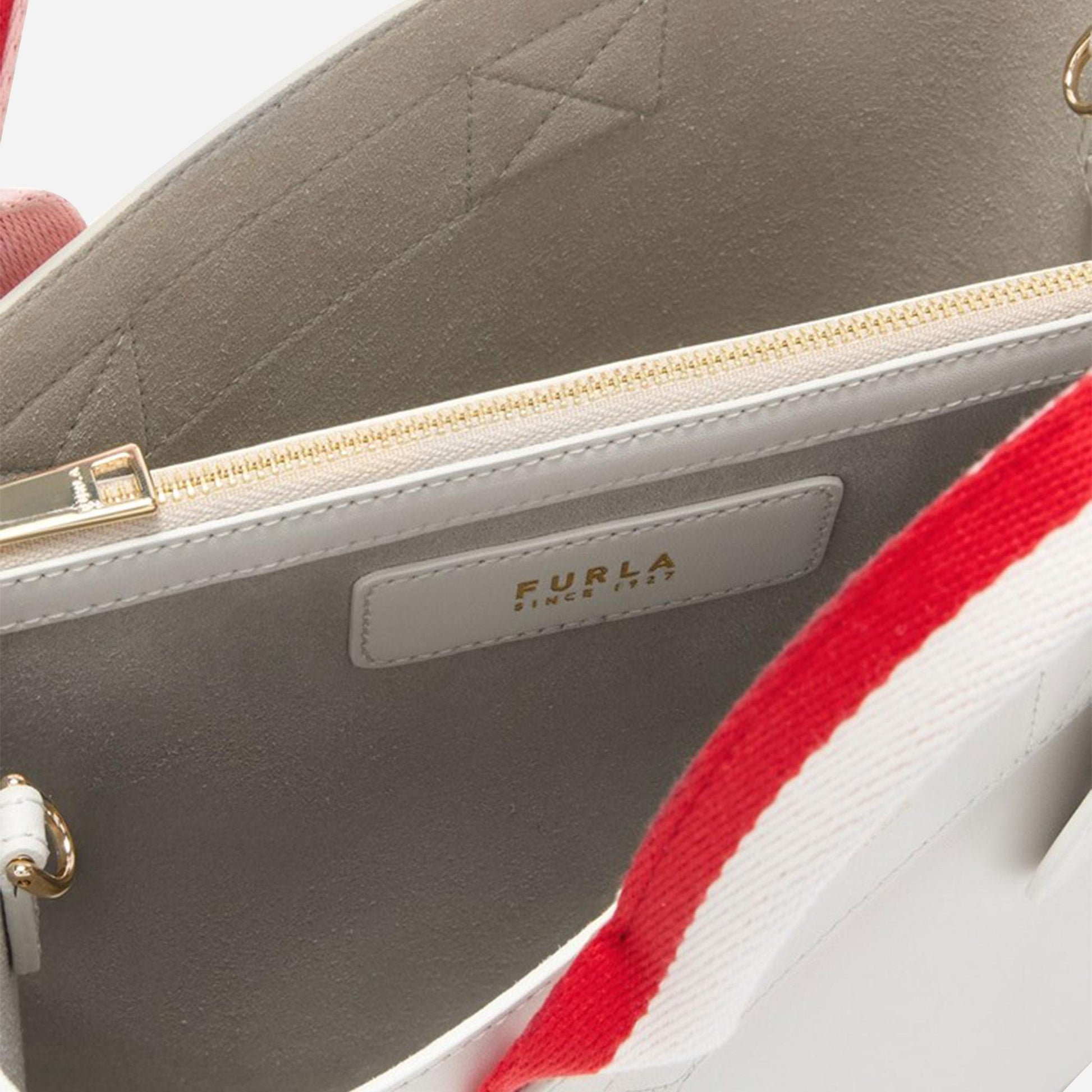 FURLA Furla Divide It Borsa Shopping Small TONI MARSHMALLOW 