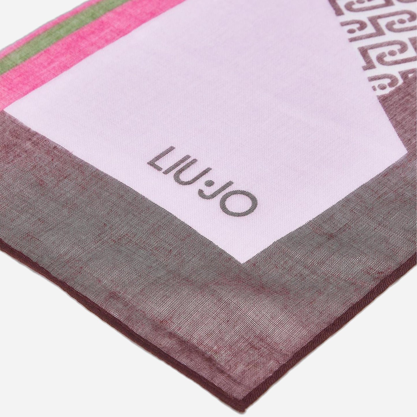 LIU JO Foulard grande colorblock CRANBERRY 