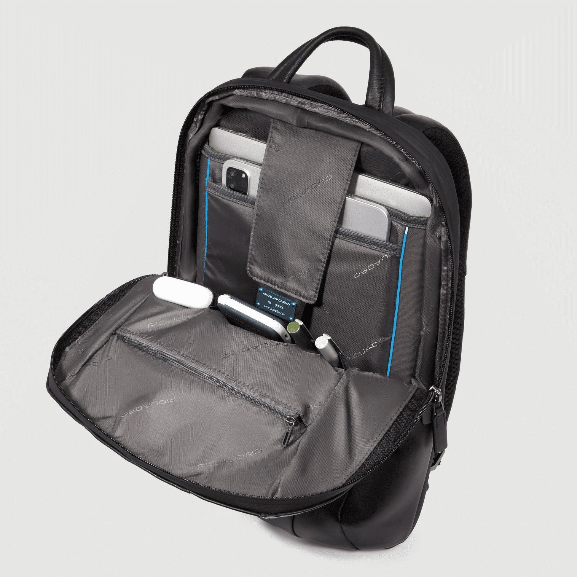 PIQUADRO Zaino uomo porta pc e porta iPad® Nero 