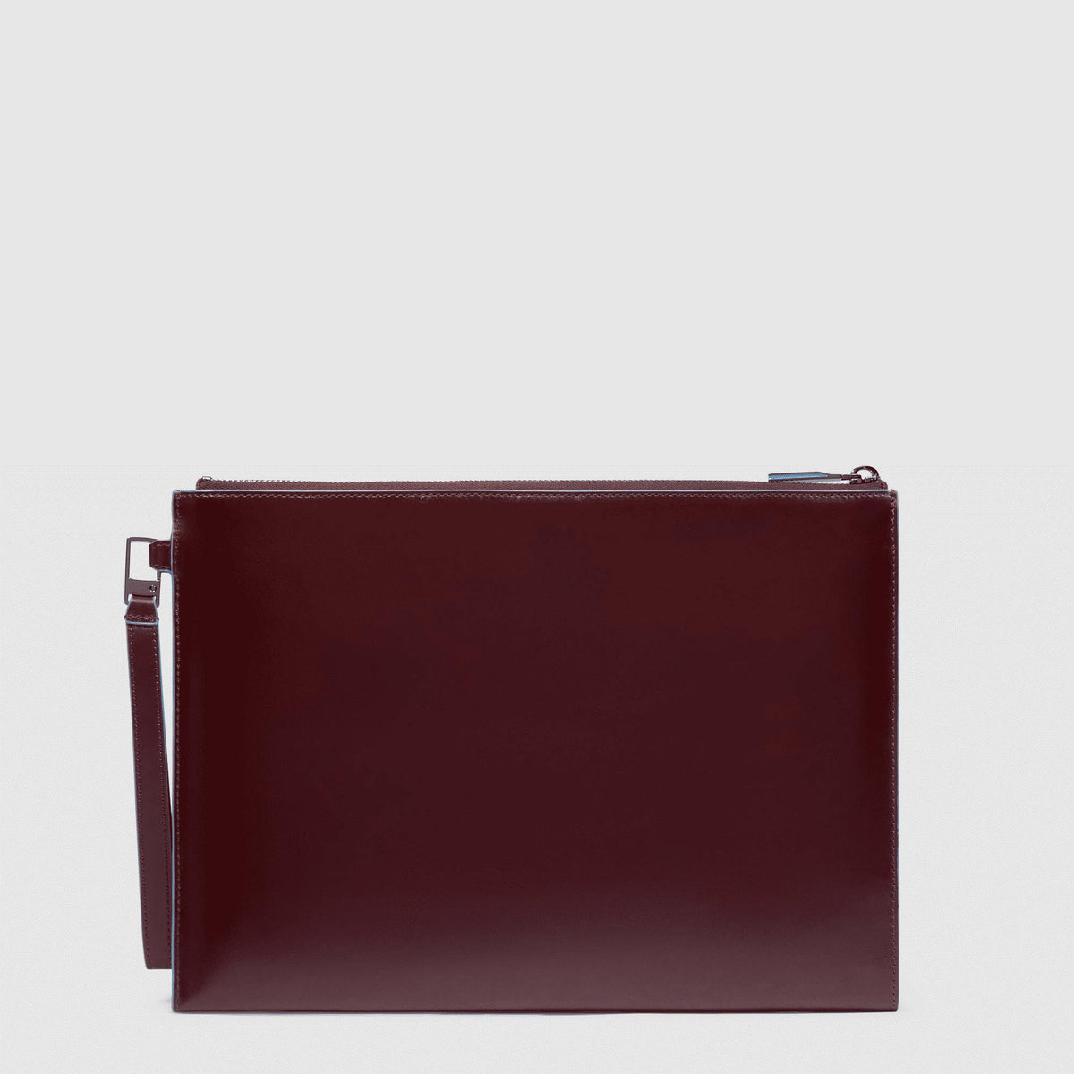 PIQUADRO Pochette uomo porta iPad® in pelle con polsiera Mogano 
