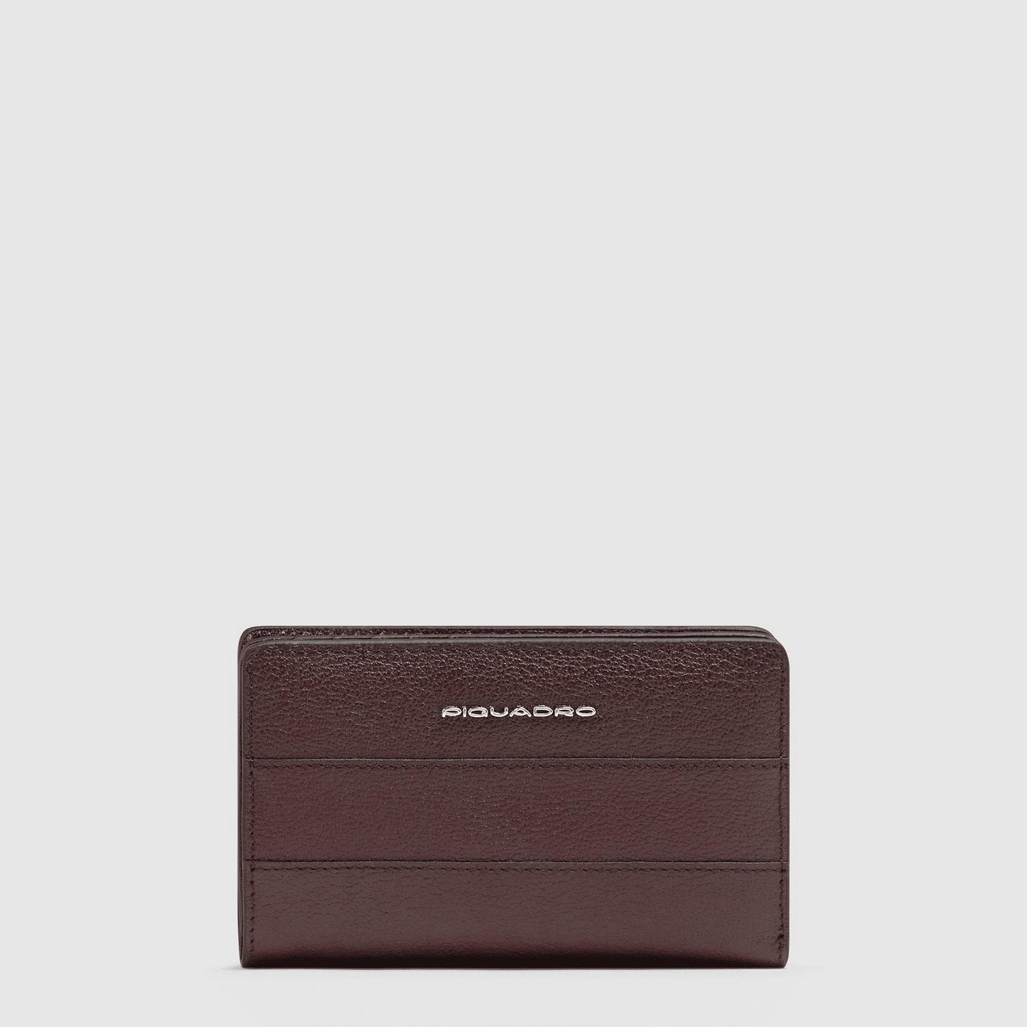 PIQUADRO Portafogli da donna in pelle con porta monete BORDEAUX 