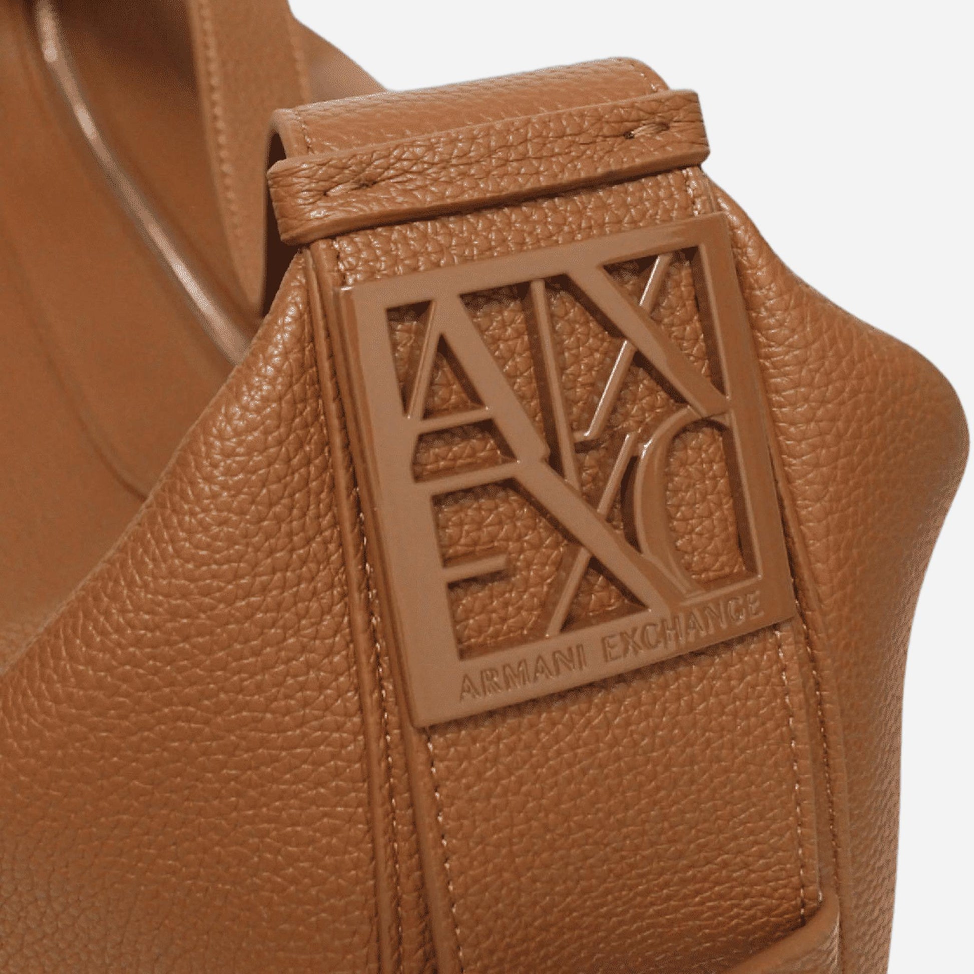 ARMANI EXCHANGE Borsa hobo a spalla media BLACK 
