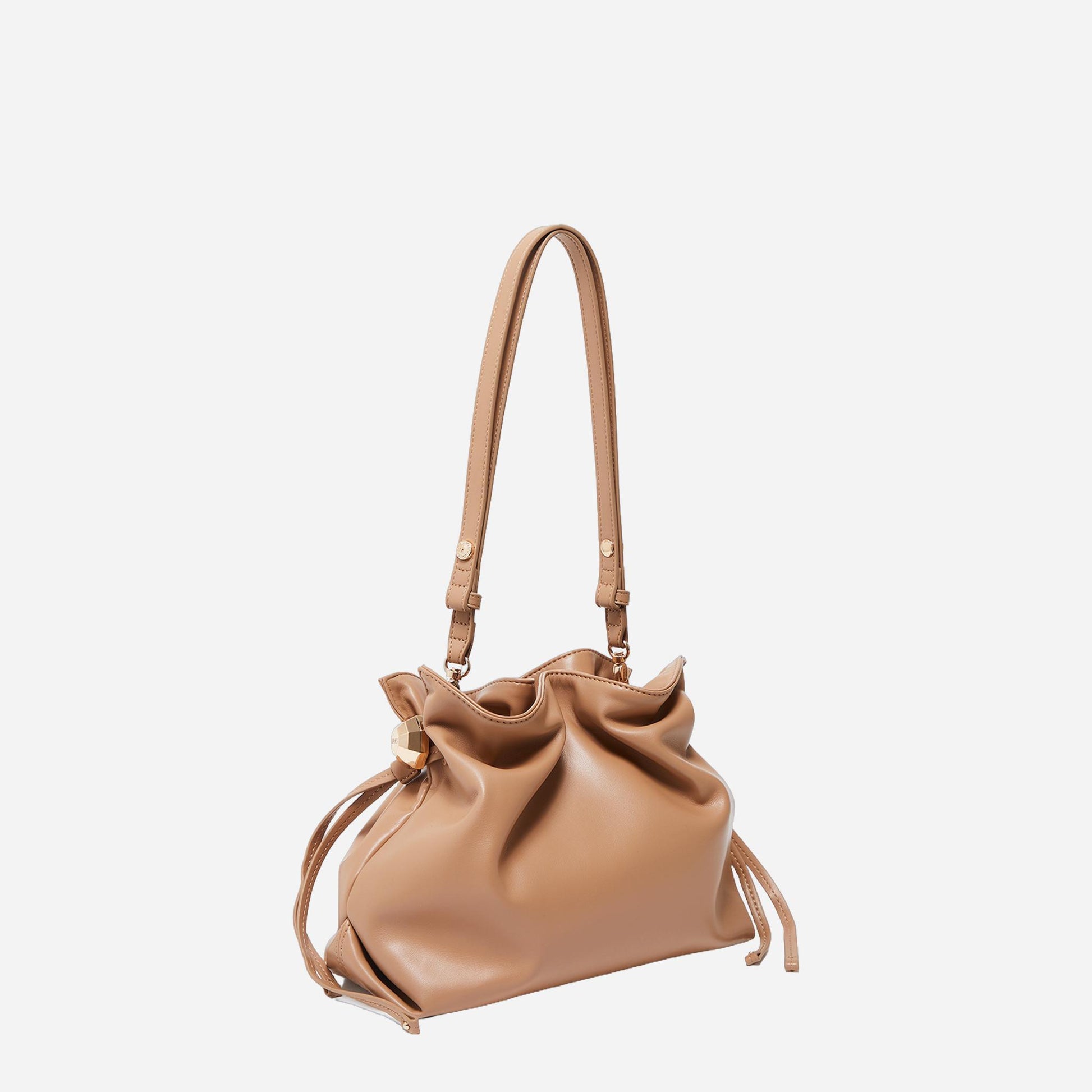 LIU JO Borsa a spalla Riccy media Cammello 