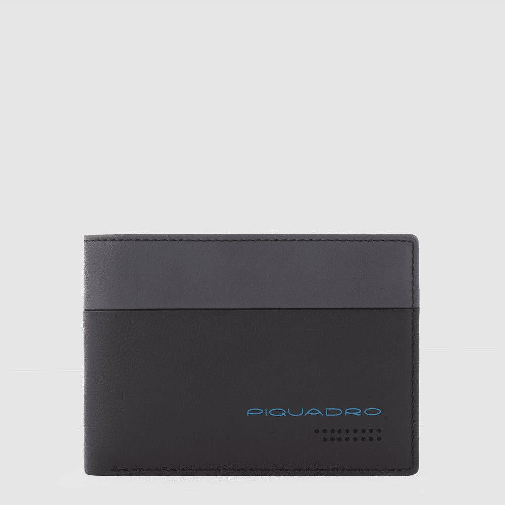 PIQUADRO Portafogli uomo con porta documenti, portamonete Grigio/nero 