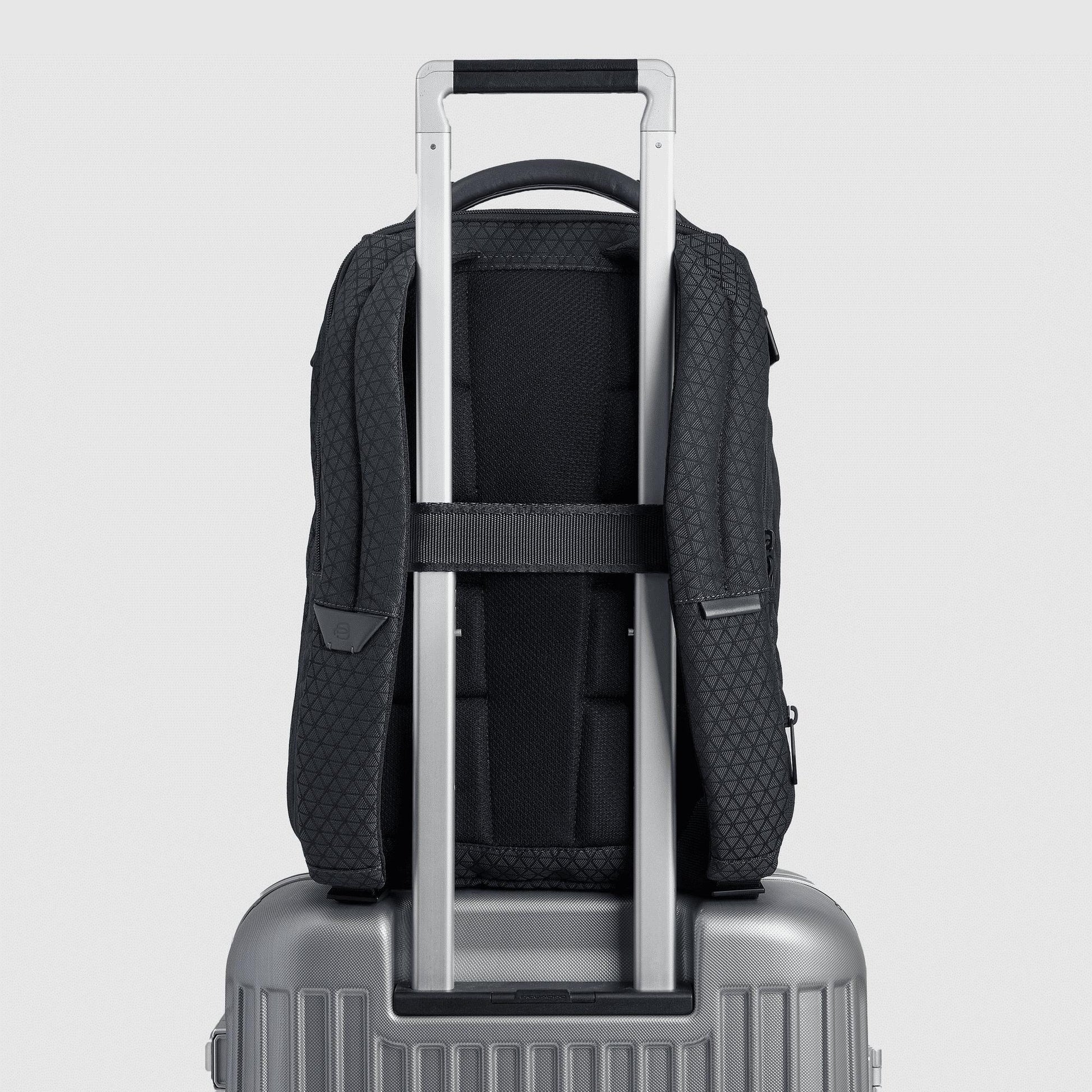 PIQUADRO Zaino da viaggio modulare porta pc e iPad® Blu 