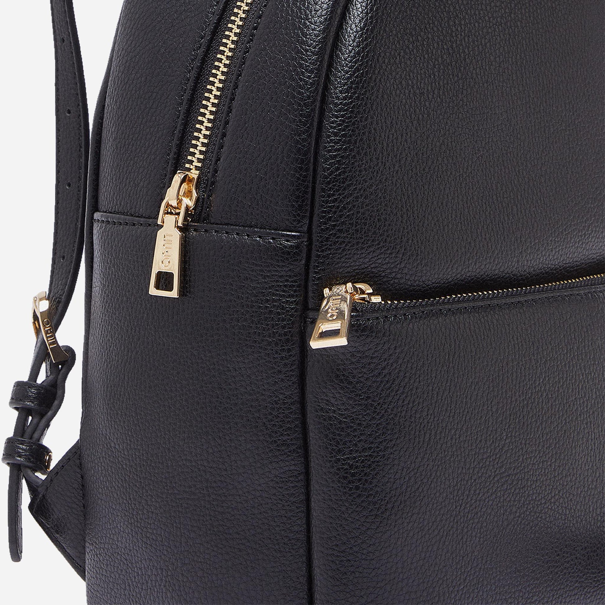 LIU JO Zaino medio con charm BLACK 