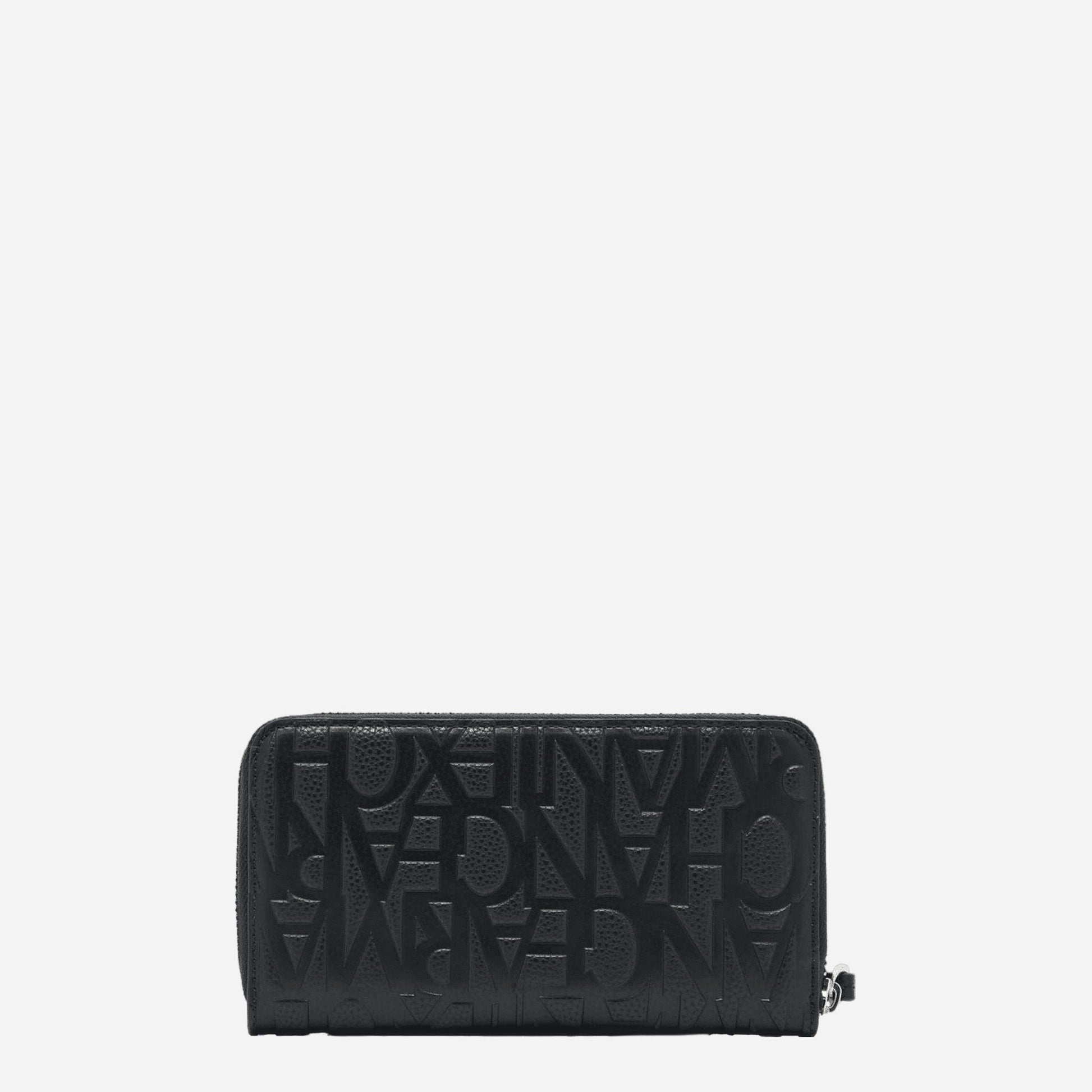 ARMANI EXCHANGE Portafoglio Zip Around BLACK 