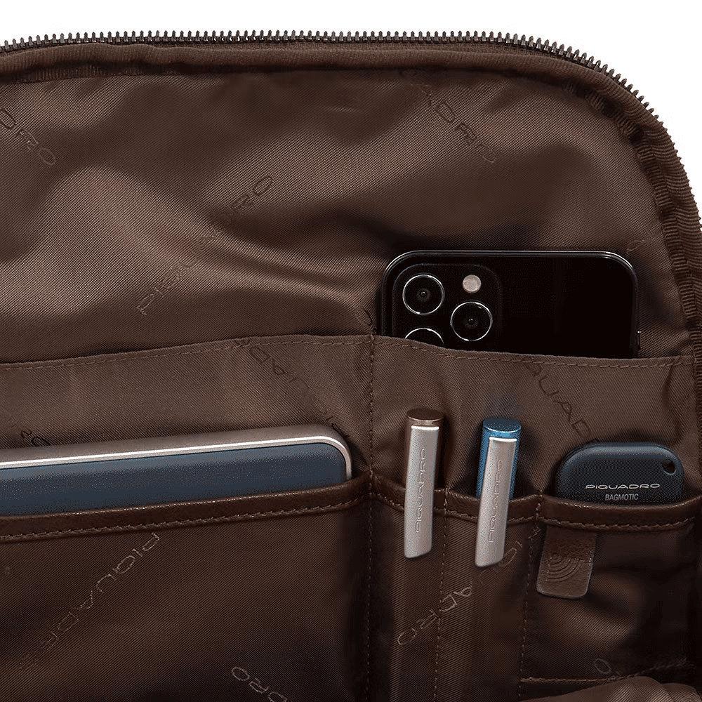 PIQUADRO Zaino porta PC e porta iPad® Blu 