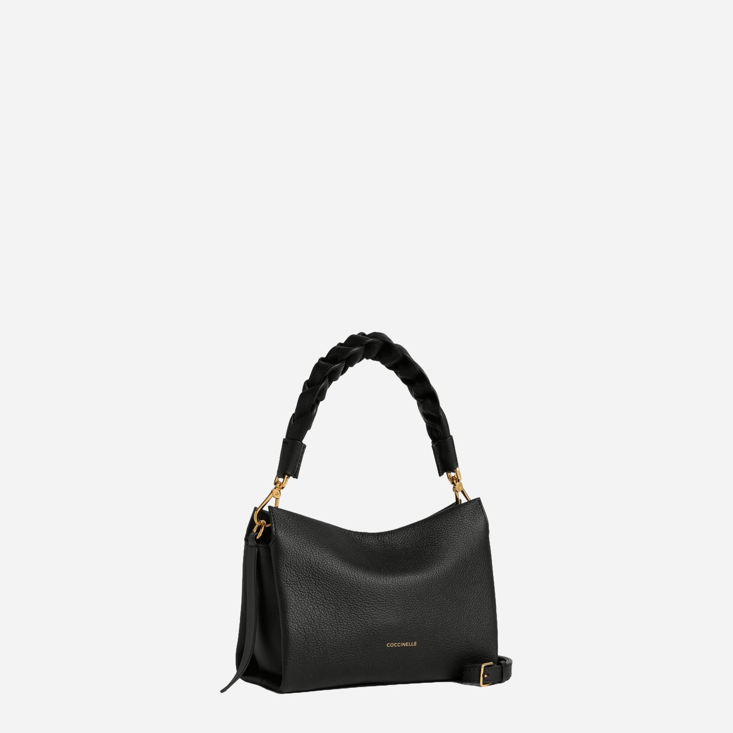 coccinelle Boheme Small NOIR/COGNAC 