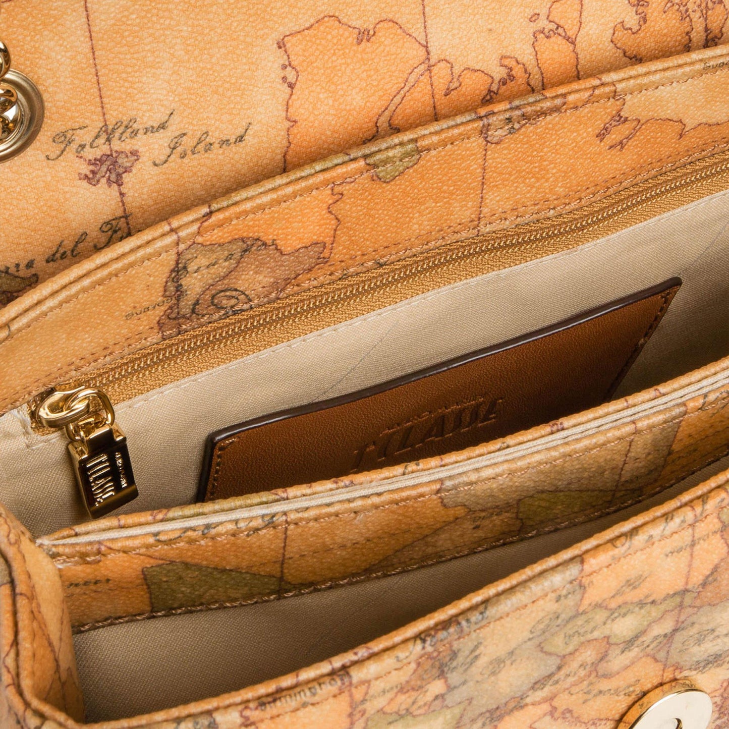 ALVIERO MARTINI Geo Classic Borsa mini con battente in pelle Geo Classic 