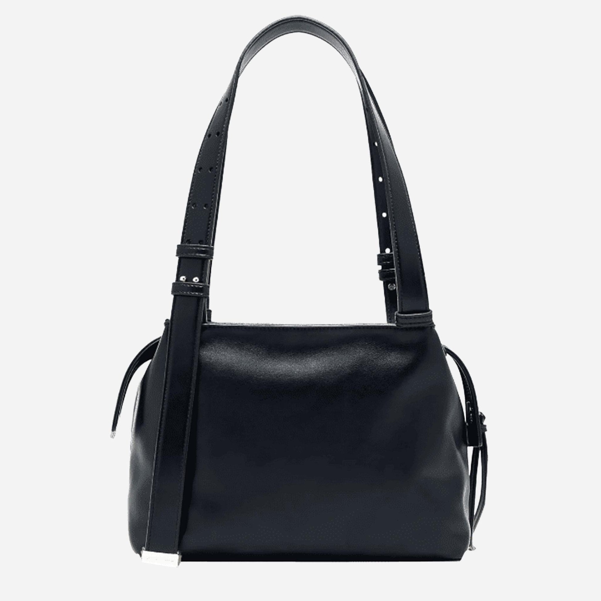 ARMANI EXCHANGE Borsa a spalla ecopelle BLACK 