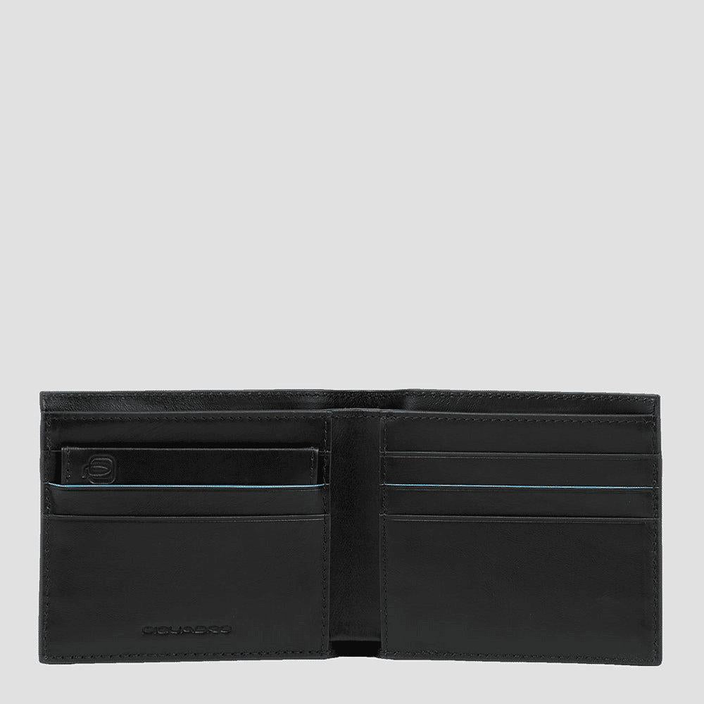 PIQUADRO Portafoglio uomo con porta documenti rimovibile Blu 