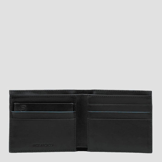 PIQUADRO Portafoglio uomo con porta documenti rimovibile Blu 