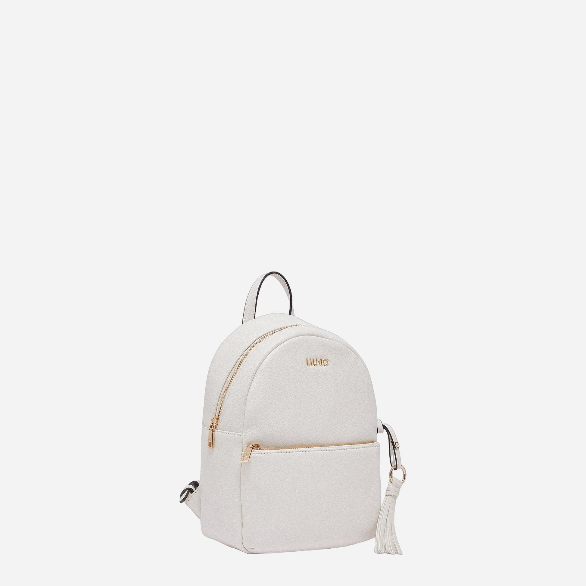 LIU JO Zaino medio con charm CREAM 