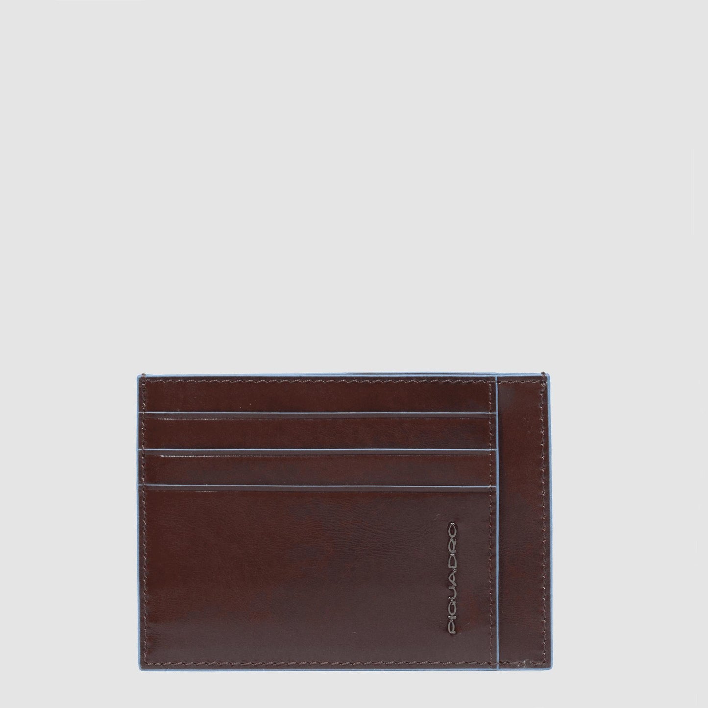 PIQUADRO Bustina porta carte di credito tascabile Mogano 