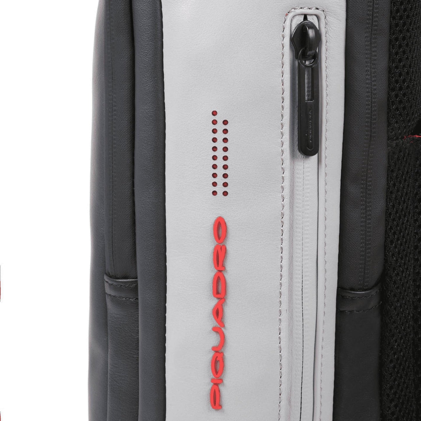 PIQUADRO Zaino uomo porta PC e porta iPad® in pelle Nero/grigio 